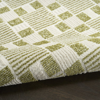 Nourison Nordic NRC13 Green Area Rug Detail Image