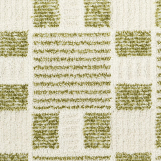 Nourison Nordic NRC13 Green Area Rug Corner Image