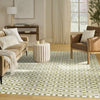 Nourison Nordic NRC13 Green Area Rug Room Image Feature
