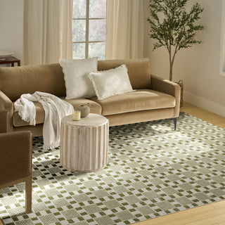 Nourison Nordic NRC13 Green Area Rug Room Image Feature
