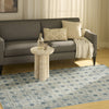 Nourison Nordic NRC14 Blue Area Rug Corner Image