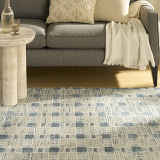 Nourison Nordic NRC14 Blue Area Rug Texture Image