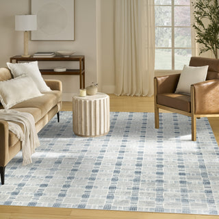 Nourison Nordic NRC14 Blue Area Rug Swatch Image