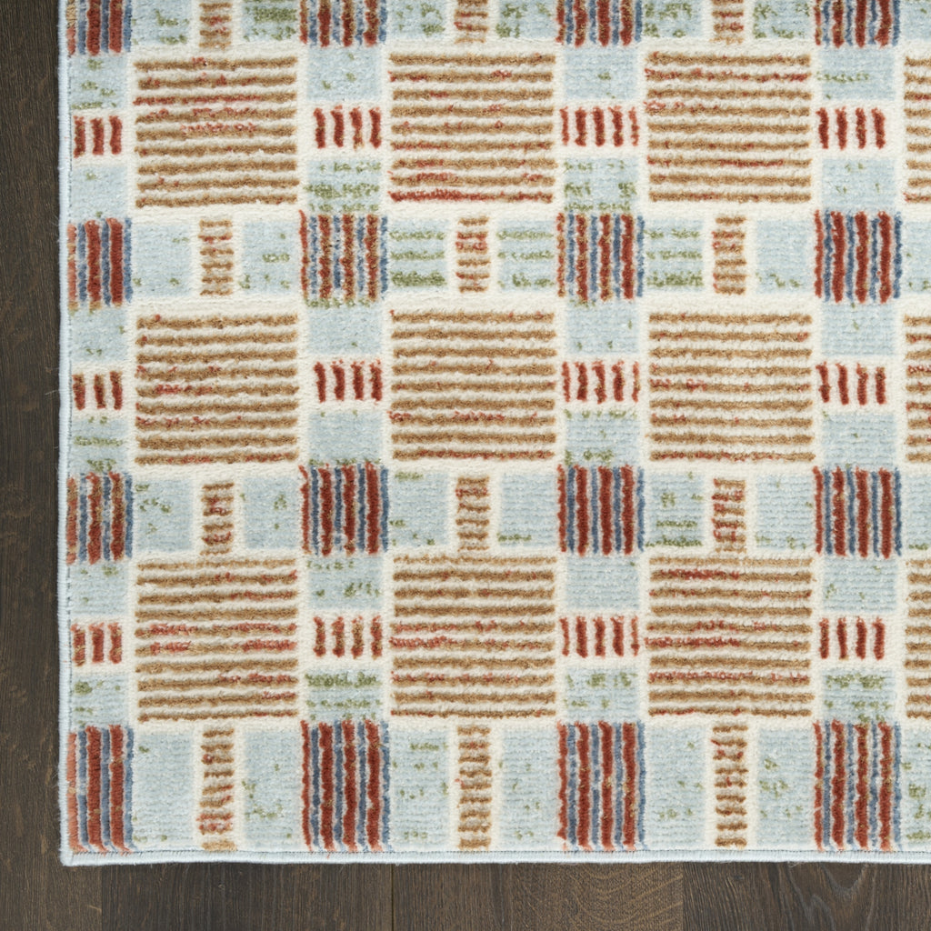 Nourison Nordic NRC14 Rust Multicolor Area Rug main image