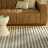 Nourison Nordic NRC15 Ivory Blue Area Rug Corner Image