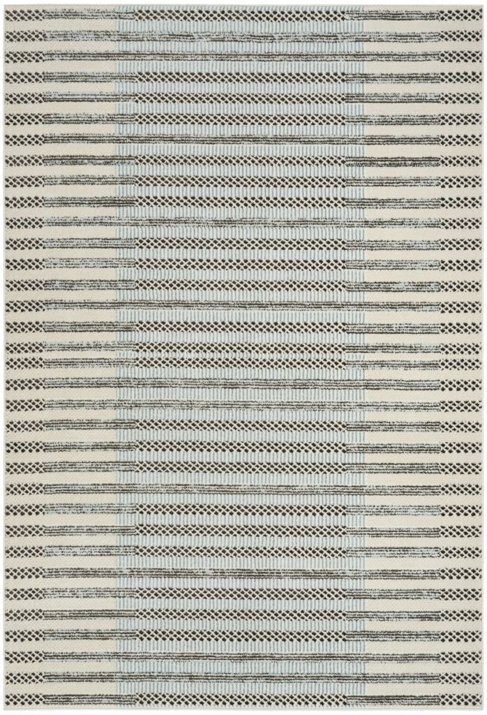 Nourison Nordic NRC15 Ivory Blue Area Rug main image