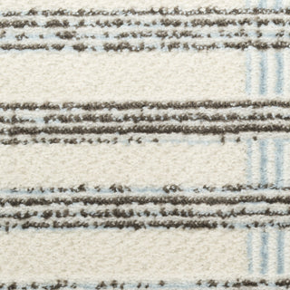 Nourison Nordic NRC15 Ivory Blue Area Rug Swatch Image