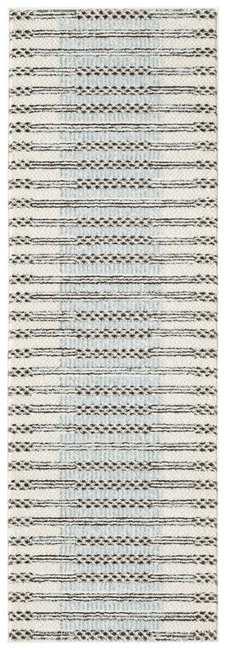 Nourison Nordic NRC15 Ivory Blue Area Rug Main Image