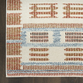 Nourison Nordic NRC16 Ivory Rust Area Rug main image
