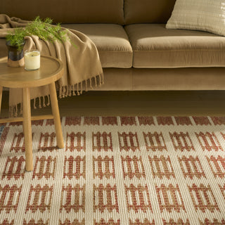 Nourison Nordic NRC16 Ivory Rust Area Rug Texture Image