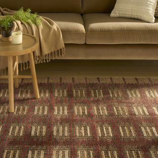 Nourison Nordic NRC16 Rust Area Rug Texture Image