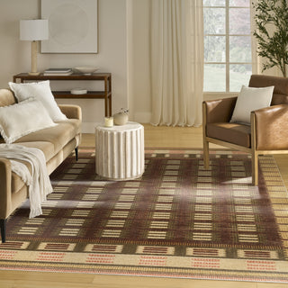 Nourison Nordic NRC16 Rust Area Rug Swatch Image