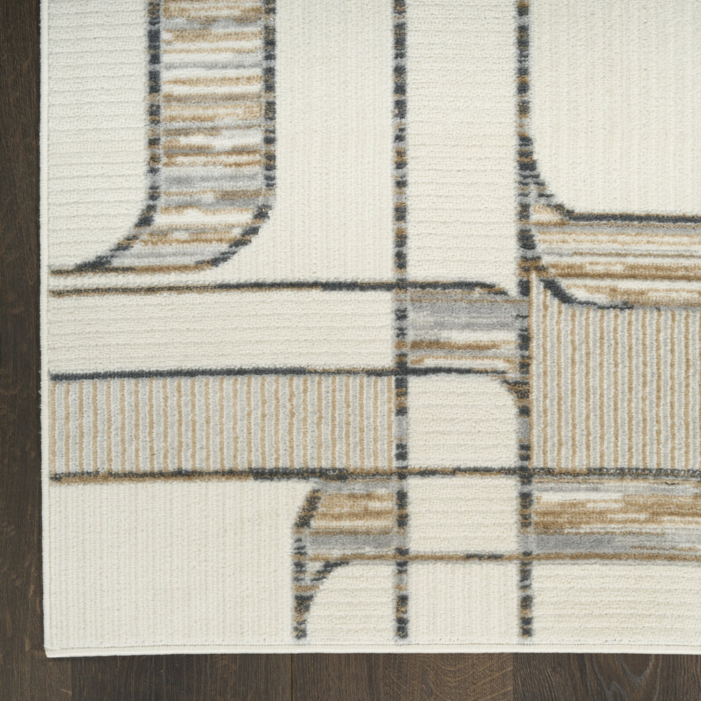 Nourison Nordic NRC17 Ivory Multicolor Area Rug main image