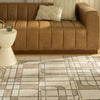 Nourison Nordic NRC17 Ivory Multicolor Area Rug Texture Image