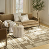 Nourison Nordic NRC17 Ivory Multicolor Area Rug Corner Image