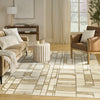 Nourison Nordic NRC17 Ivory Multicolor Area Rug Swatch Image