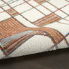 Nourison Nordic NRC17 Ivory Rust Area Rug Detail Image