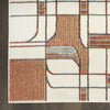 Nourison Nordic NRC17 Ivory Rust Area Rug main image
