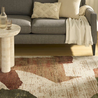 Nourison Nordic NRC18 Beige Multi Area Rug Texture Image