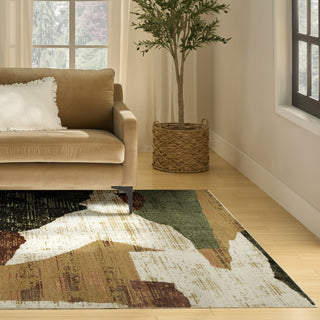 Nourison Nordic NRC18 Beige Multi Area Rug 