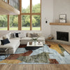 Nourison Nordic NRC18 Blue Multicolor Area Rug 