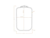 Surya Arrendale NRE-002 Gold Line Drawing