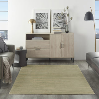 Nourison Essentials NRE01 Green Gold Area Rug Swatch Image