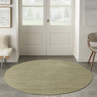 Nourison Essentials NRE01 Green Gold Area Rug Swatch Image