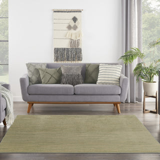 Nourison Essentials NRE01 Green Gold Area Rug Swatch Image