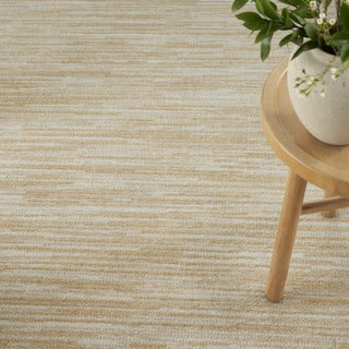 Nourison Essentials NRE01 Ivory Gold Area Rug Texture Image