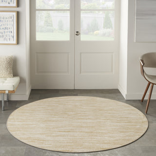 Nourison Essentials NRE01 Ivory Gold Area Rug Swatch Image
