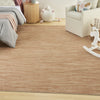 Nourison Essentials NRE01 Rust Area Rug Swatch Image