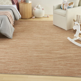 Nourison Essentials NRE01 Rust Area Rug Swatch Image