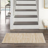 Nourison Essentials NRE01 Ivory Gold Area Rug Corner Image