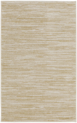 Nourison Essentials NRE01 Ivory Gold Area Rug Main Image