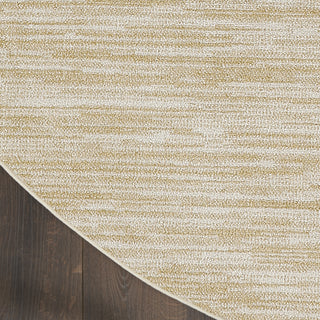 Nourison Essentials NRE01 Ivory Gold Area Rug Detail Image