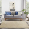 Nourison Essentials NRE01 Ivory Gold Area Rug Room Image Feature