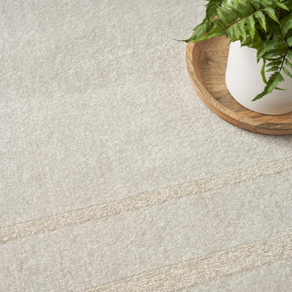 Nourison Essentials NRE02 Ivory Gold Area Rug Texture Image