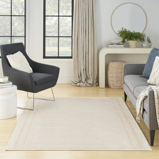 Nourison Essentials NRE02 Ivory Gold Area Rug Room Scene 2