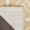 Nourison Essentials NRE04 Beige Ivory Area Rug Corner Image
