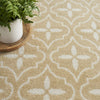 Nourison Essentials NRE04 Beige Ivory Area Rug Texture Image