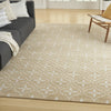 Nourison Essentials NRE04 Beige Ivory Area Rug Corner Image