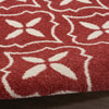 Nourison Essentials NRE04 Brick Ivory Area Rug Detail Image