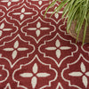 Nourison Essentials NRE04 Brick Ivory Area Rug Texture Image