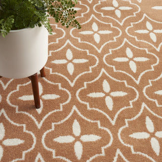 Nourison Essentials NRE04 Copper Area Rug Texture Image