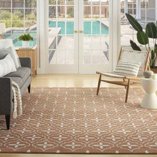 Nourison Essentials NRE04 Copper Area Rug Swatch Image