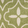 Nourison Essentials NRE04 Green Ivory Area Rug Corner Image