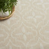 Nourison Essentials NRE04 Ivory Beige Area Rug Texture Image