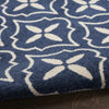 Nourison Essentials NRE04 Navy Ivory Area Rug Detail Image