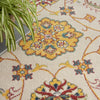 Nourison Essentials NRE05 Ivory Gold Area Rug Texture Image
